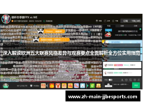 深入解读欧洲五大联赛风格差异与观赛要点全面解析全方位实用指南